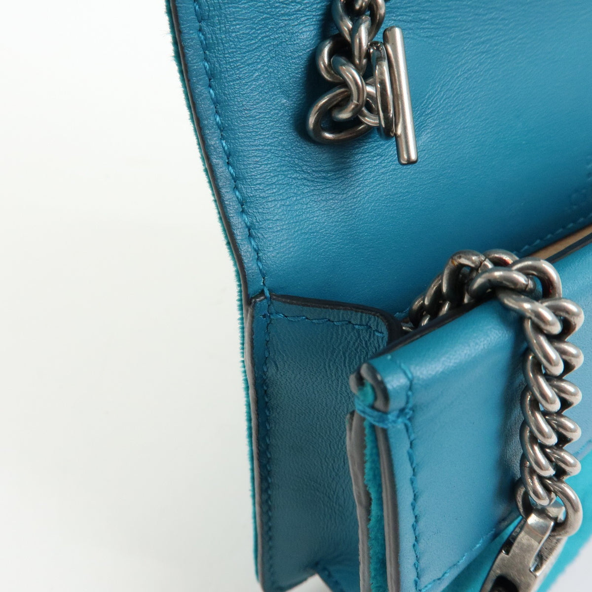 Gucci Dionysus Velvet, Green, Velvet, Handbag