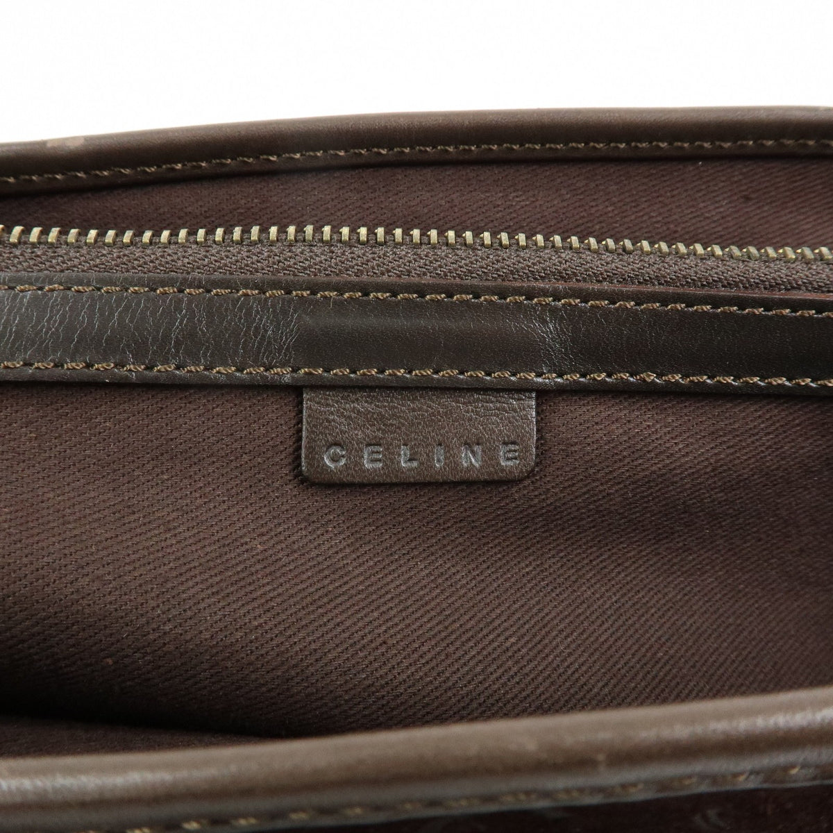 Celine Boogie Suede, Brown, Suede, Handbag