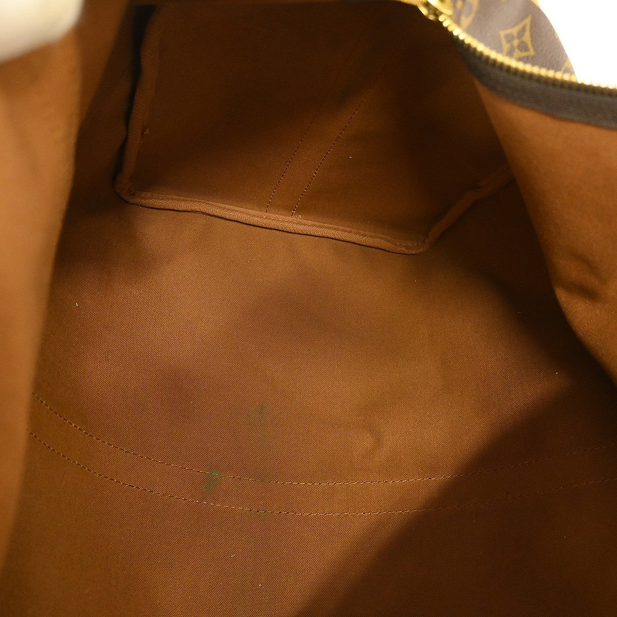 Louis Vuitton Keepall Bandoulière Monogram, Brown, Canvas, Travel Bag