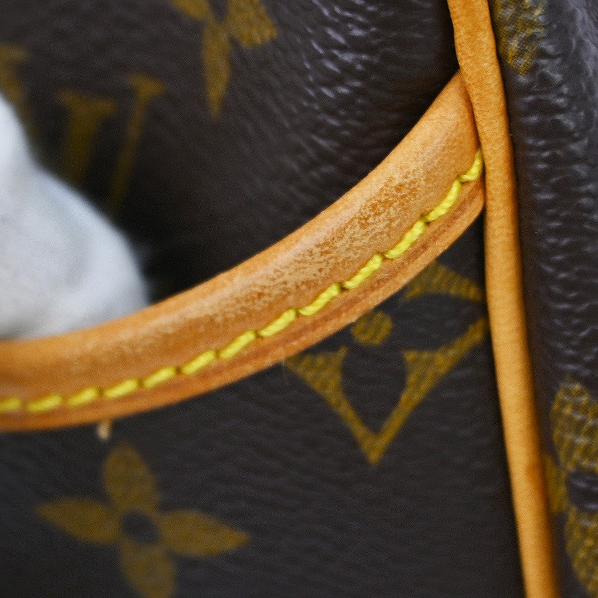 Louis Vuitton Deauville Monogram, Brown, Canvas, Handbag
