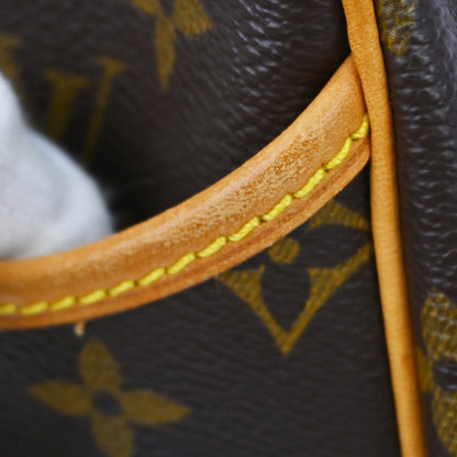 Louis Vuitton Deauville Monogram, Brown, Canvas, Handbag