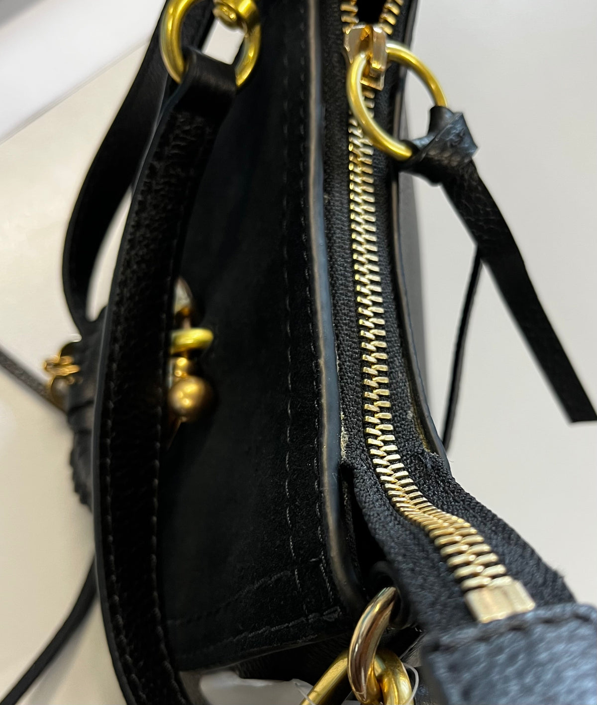 Chloe Faye Day Leather, Black, Leather, Handbag