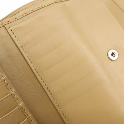 Prada Trifold Compact Saffiano Leather, Beige, Nylon, Wallet