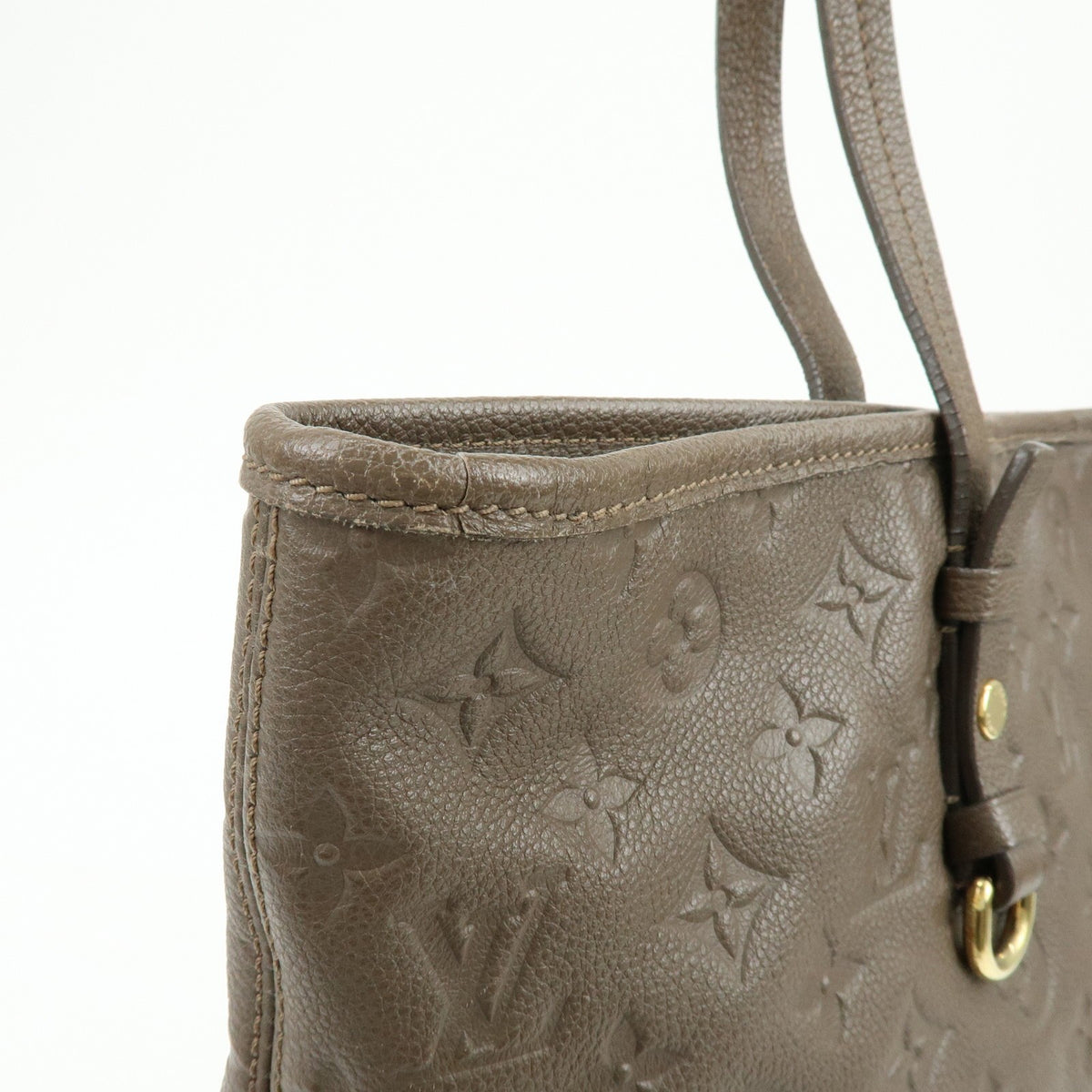 Louis Vuitton Citadine Monogram Empreinte Leather, Brown, Leather, Handbag