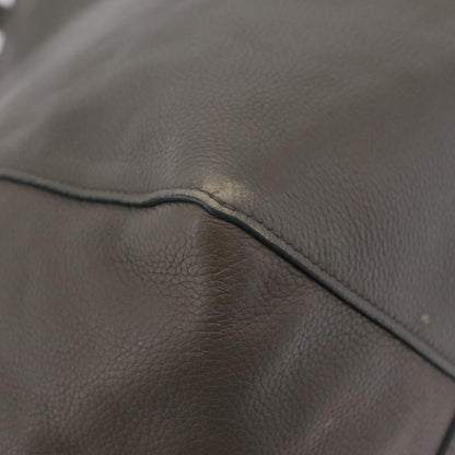 Celine Phantom Cabas Leather, Gray, Leather, Tote Bag