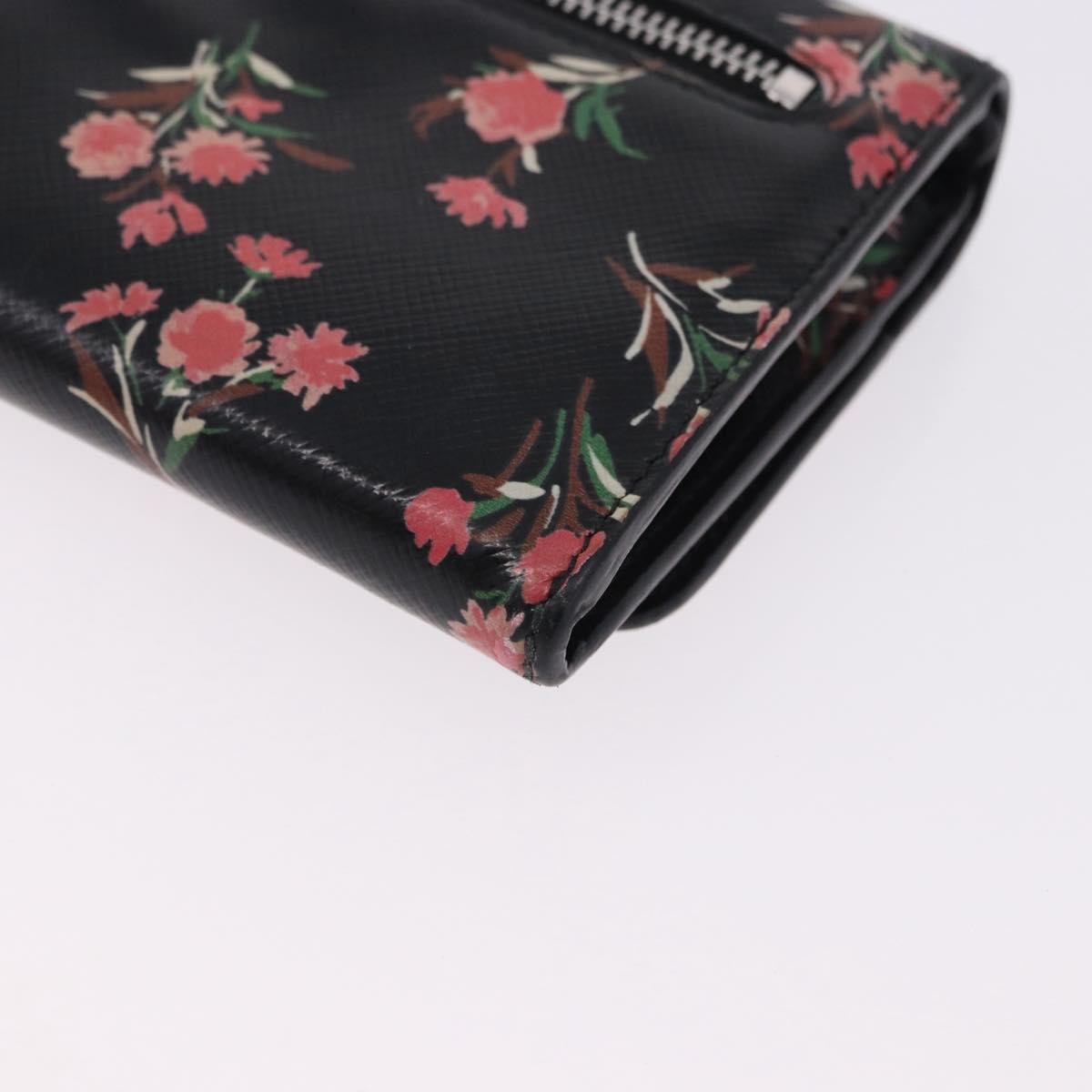 Prada Saffiano Leather, Black, Leather, Wallet
