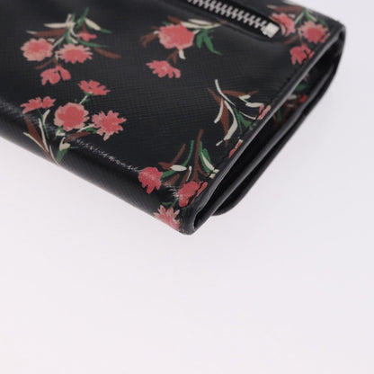 Prada Saffiano Leather, Black, Leather, Wallet