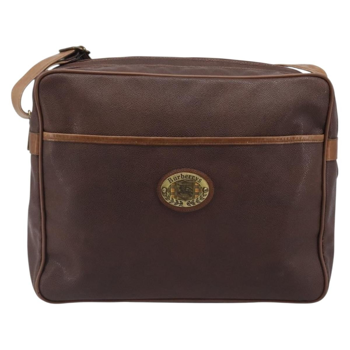 Burberry Shoulder Bag Leather, Brown, Leather, Shoulder Bag