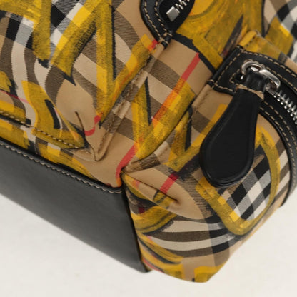 Burberry Graffiti Rucksack Vintage Check Canvas, Beige, Canvas, Backpack
