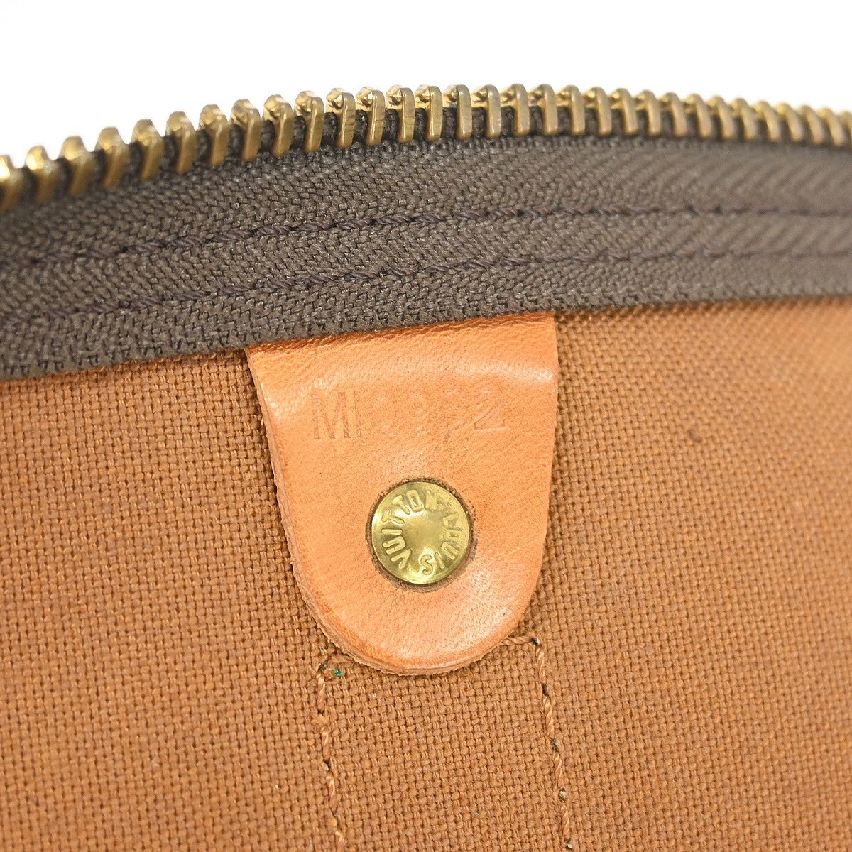 Louis Vuitton Keepall Monogram Canvas, Brown, Canvas, Travel Bag