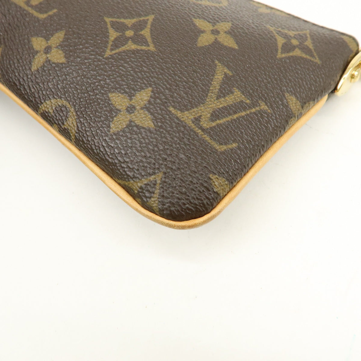 Louis Vuitton Milla Pochette Monogram Canvas, Brown, Canvas, Clutch