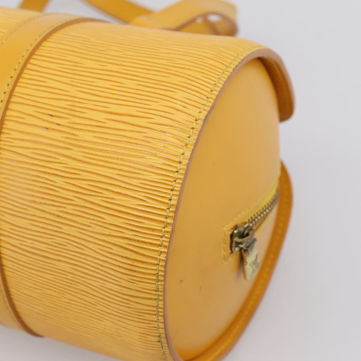 Louis Vuitton Soufflot Epi Leather, Yellow, Leather, Tote Bag