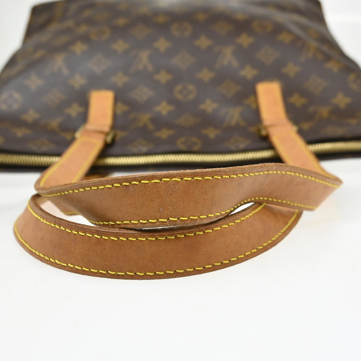 Louis Vuitton Cabas Mezzo Monogram Canvas, Brown, Canvas, Tote Bag