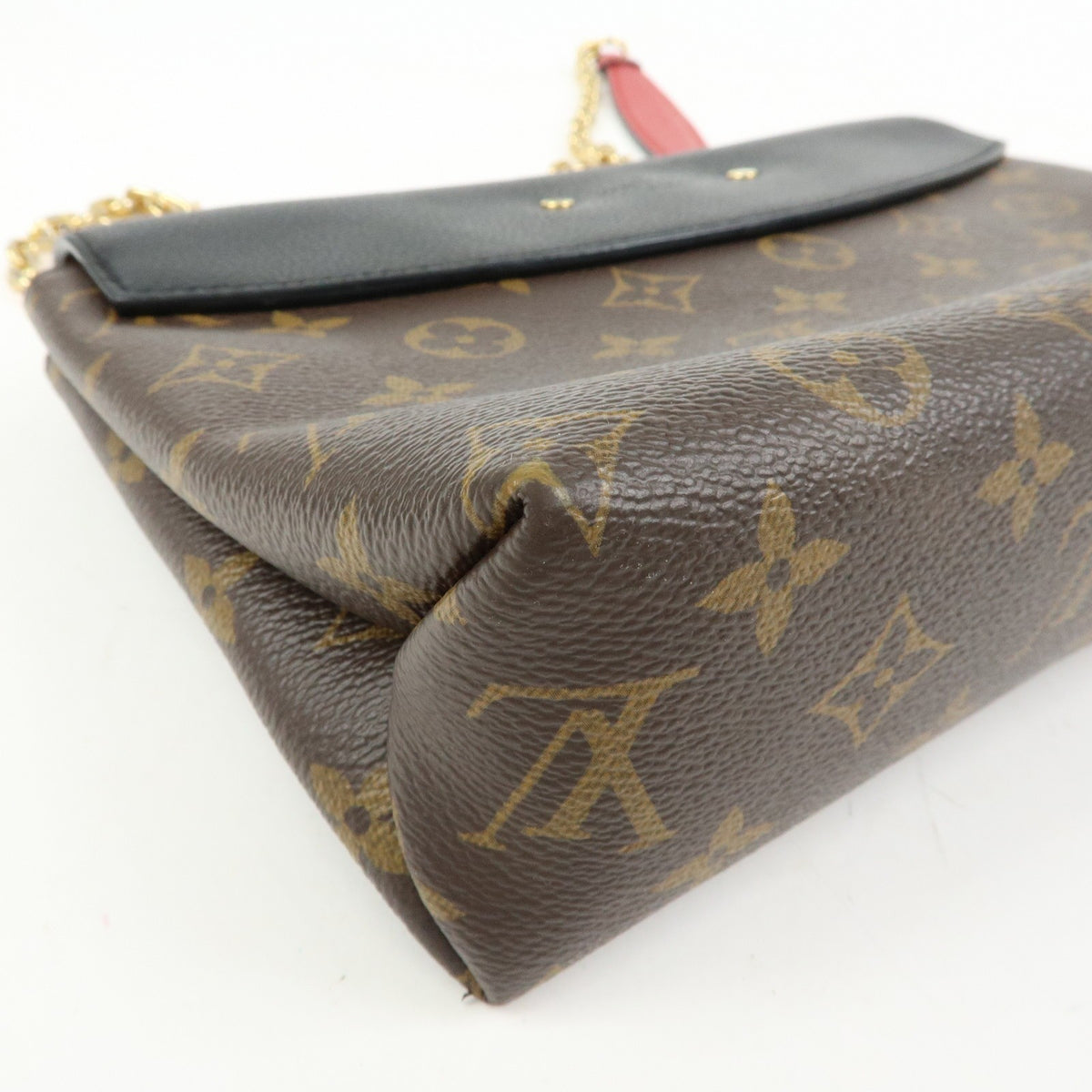 Louis Vuitton Saint Placide Monogram Canvas and Leather, Brown, Canvas, Handbag