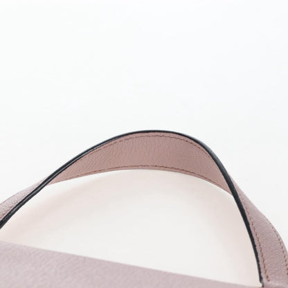 Miu Miu Logo Flap Leather, Pink, Leather, Crossbody Bag