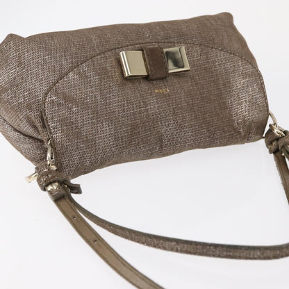 Chloe Lily Canvas, Silver, Canvas, Handbag