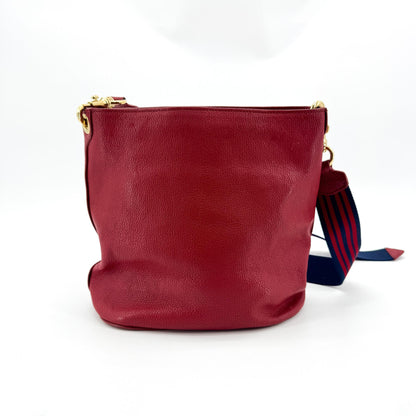 Miu Miu Shoulder Leather, Navy, Leather, Shoulder Bag