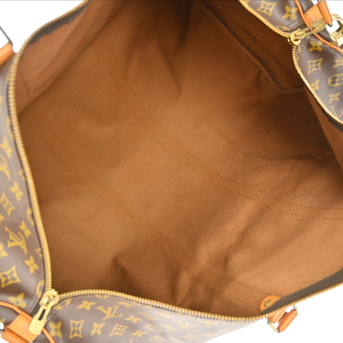 Louis Vuitton Keepall Bandouliere Monogram Canvas, Brown, Canvas, Travel Bag