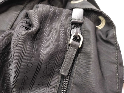 Prada Tessuto Pocket Tote Nylon, Black, Nylon, Tote Bag