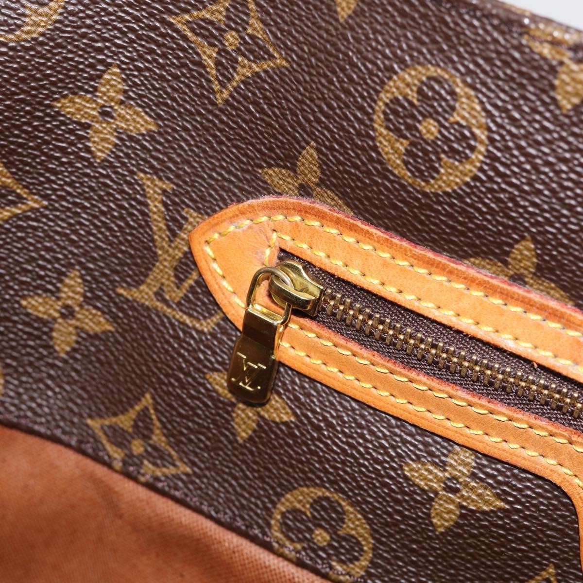 Louis Vuitton Shopping Sac Monogram Canvas, Brown, Canvas, Handbag