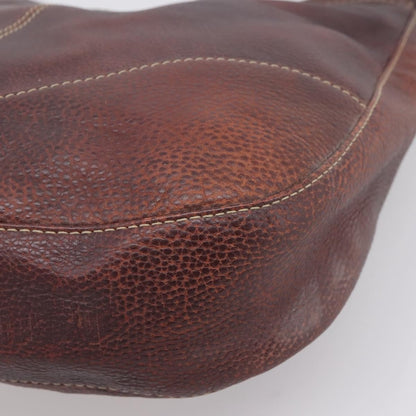 Gucci Charlotte Leather, Brown, Leather, Tote Bag