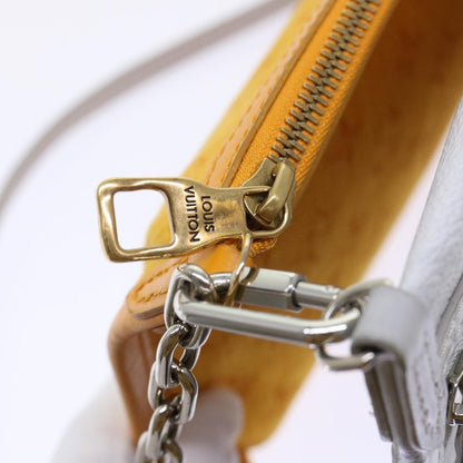 Louis Vuitton Double Flat Messenger Limited Edition Logo Story Monogram Canvas and Denim, Multicolour, Canvas, Clutch
