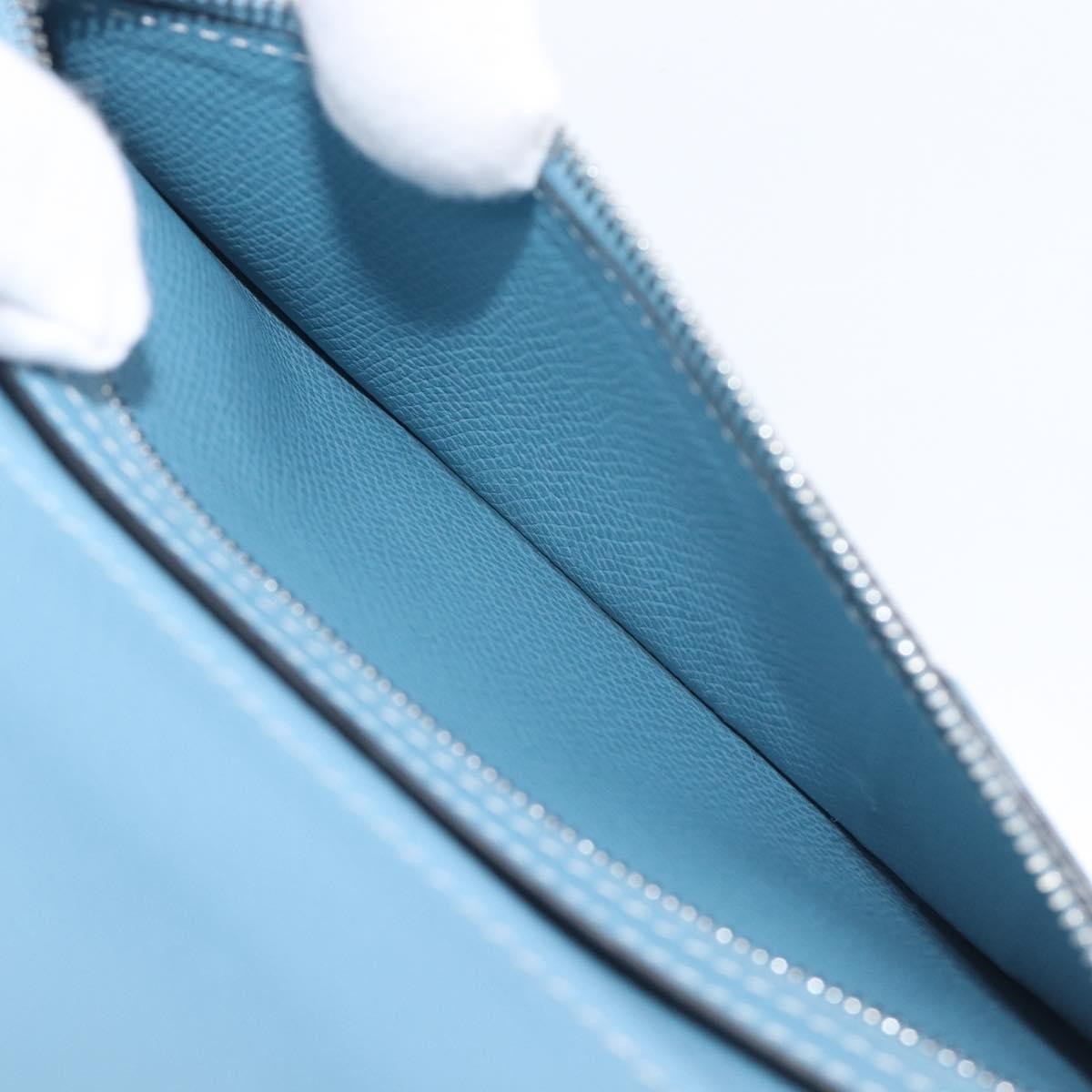 Hermes Vision II Agenda Epsom, Blue, Leather, Wallet