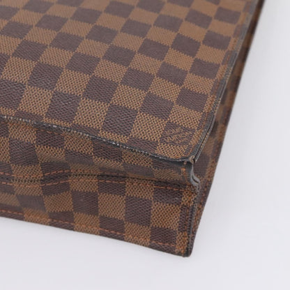 Louis Vuitton Venice Sac Plat Damier, Brown, Canvas, Tote Bag