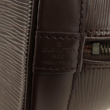 Louis Vuitton Alma Epi Leather, Brown, Leather, Handbag