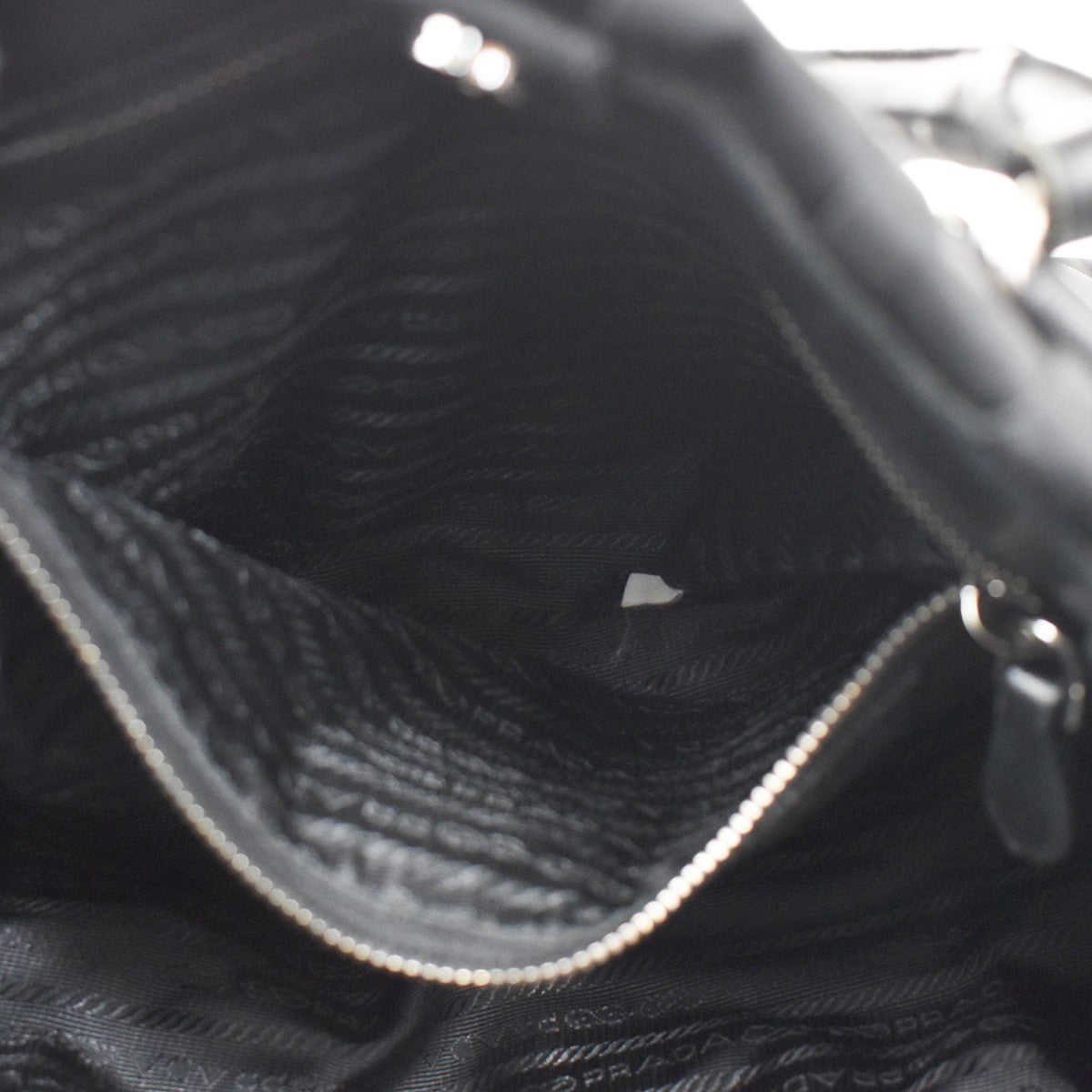 Prada Gaufre Shopping Tessuto, Black, Nylon, Tote Bag