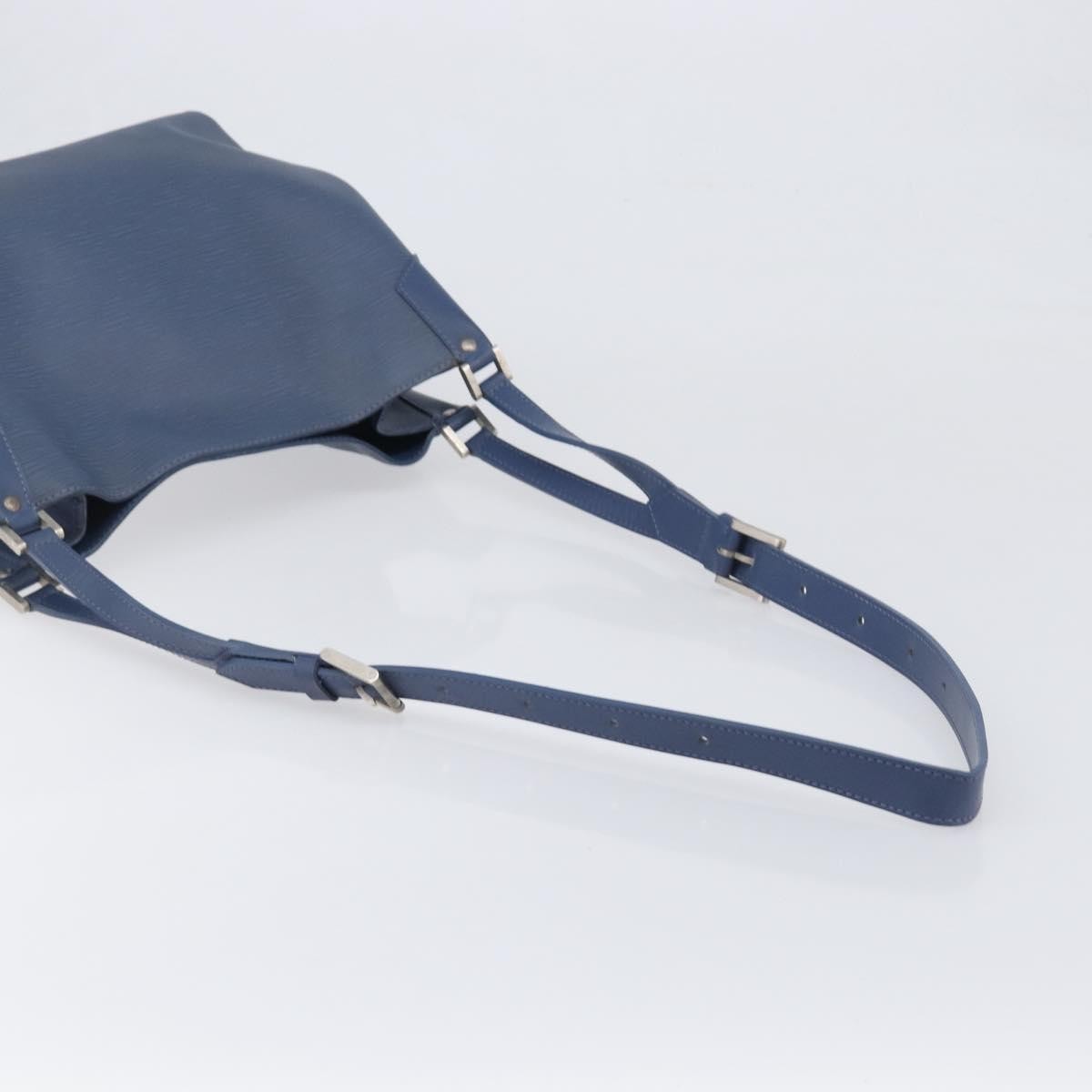 Louis Vuitton Mandara Epi Leather, Blue, Leather, Shoulder Bag
