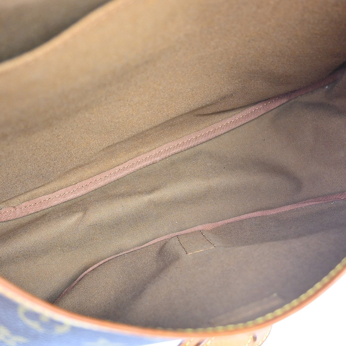 Louis Vuitton Saumur Monogram, Brown, Canvas, Shoulder Bag