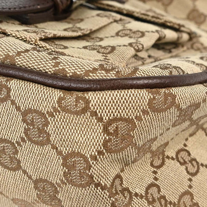 Gucci Abbey D-ring Handbag Canvas GG, Beige, Canvas, Handbag