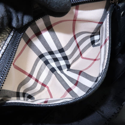 Burberry Shoulder Bag Leather, Black, Nylon, Shoulder Bag