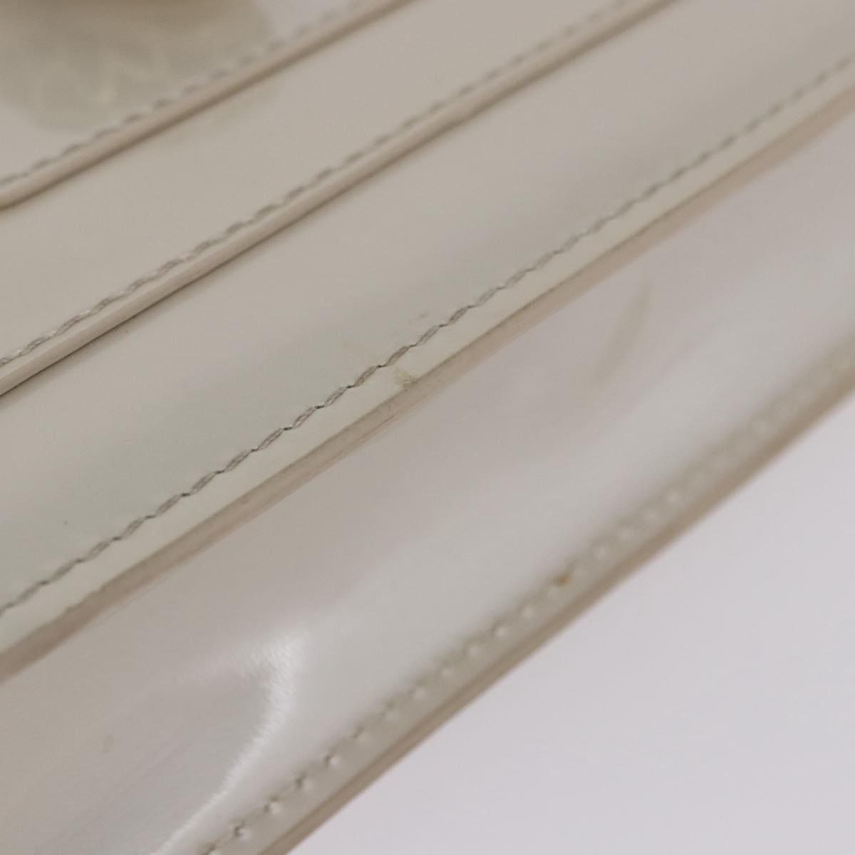Bvlgari Serpenti Forever Patent, White, Patent Leather, Shoulder Bag