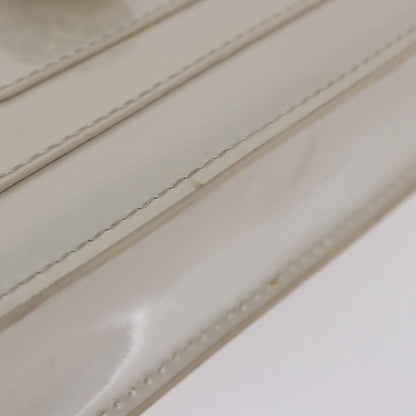 Bvlgari Serpenti Forever Patent, White, Patent Leather, Shoulder Bag