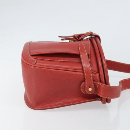 Gucci Vintage Leather, Red, Leather, Shoulder Bag