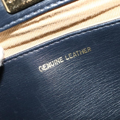 Givenchy Vintage 4G Leather, Navy, Leather, Shoulder Bag