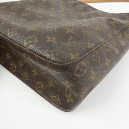 Louis Vuitton Looping Monogram Canvas, Brown, Canvas, Handbag