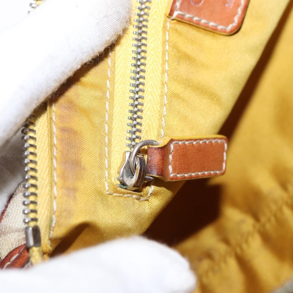 Christian Dior Vintage Trotter Romantique Diorissimo Coated Canvas, Beige, Canvas, Shoulder Bag