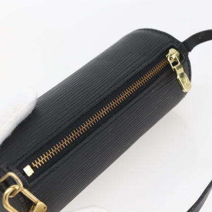 Louis Vuitton Soufflot Pochette Epi Leather, Black, Leather, Clutch