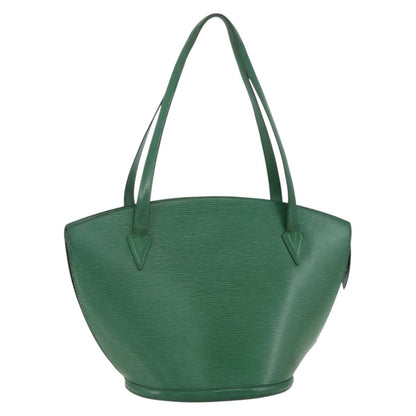 Louis Vuitton Saint Jacques Handbag Epi Leather, GREEN, LEATHER, Shoulder bag