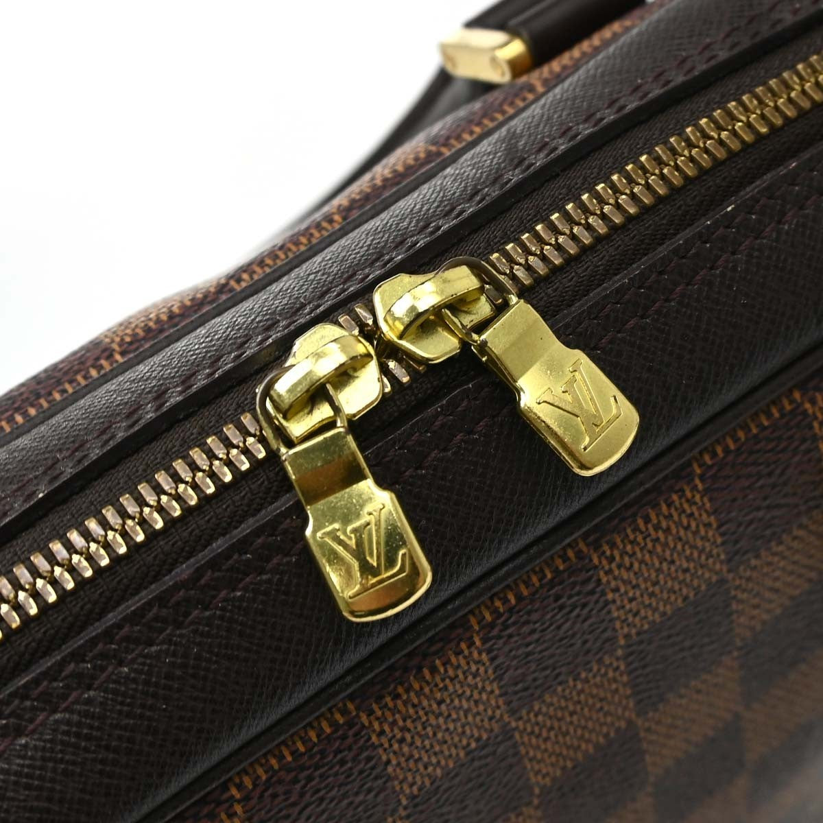 Louis Vuitton Brera Damier, Brown, Canvas, Handbag