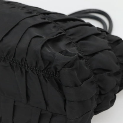 Prada Gaufre Tote Tessuto, Black, Nylon, Tote bag
