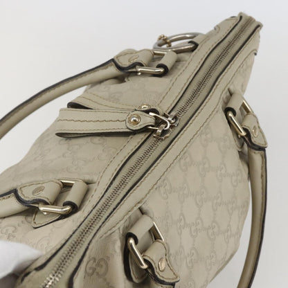 Gucci Sukey Top Handle Satchel Guccissima Leather, Ecru, Leather, Handbag