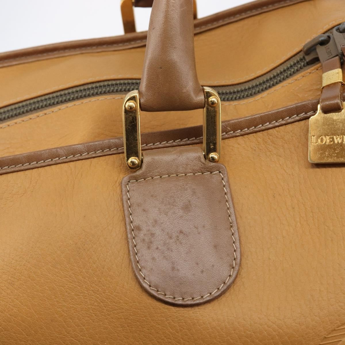 Loewe Amazona Leather, Beige, Leather, Handbag