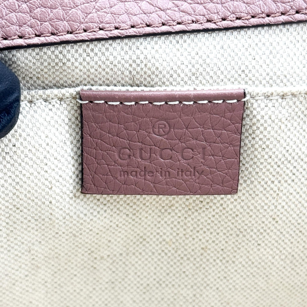 Gucci GG Marmont Top Handle Leather, Pink, Leather, Handbag
