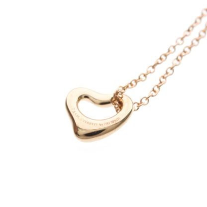 Tiffany & Co. Elsa Peretti Open Heart Pendant 18K Rose Gold, Gold, Pink Gold, Necklace