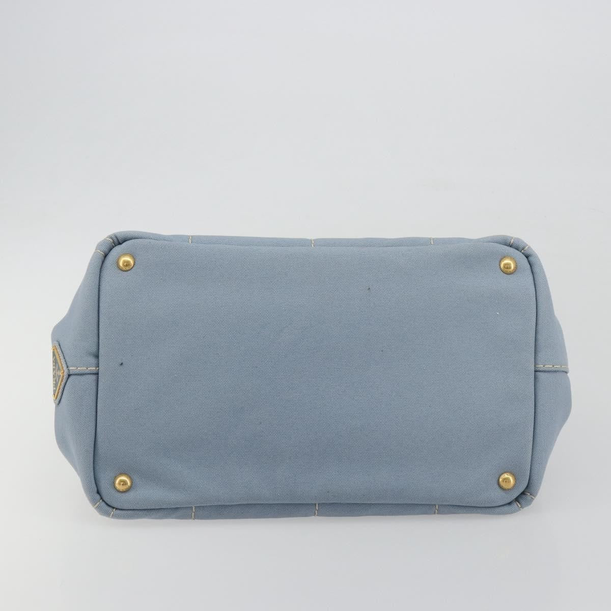 Prada Canapa Canvas, Blue, Canvas, Tote Bag