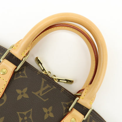 Louis Vuitton Alma Monogram Canvas, Brown, Canvas, Handbag